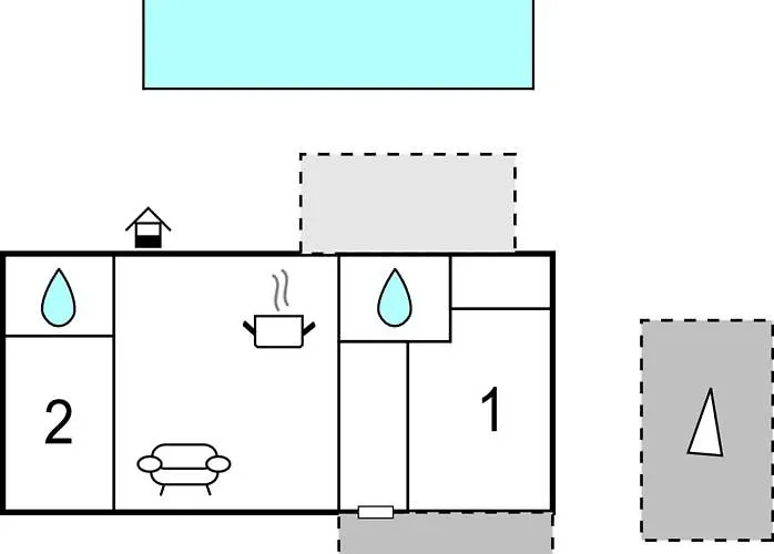 2 Bedroom In Tatil Evi *